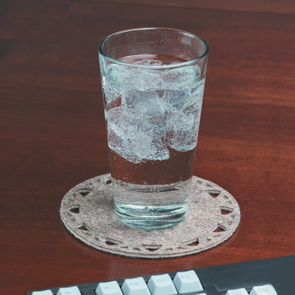 COASTER, REVERSIBLE, 6" DIA. 1/PK