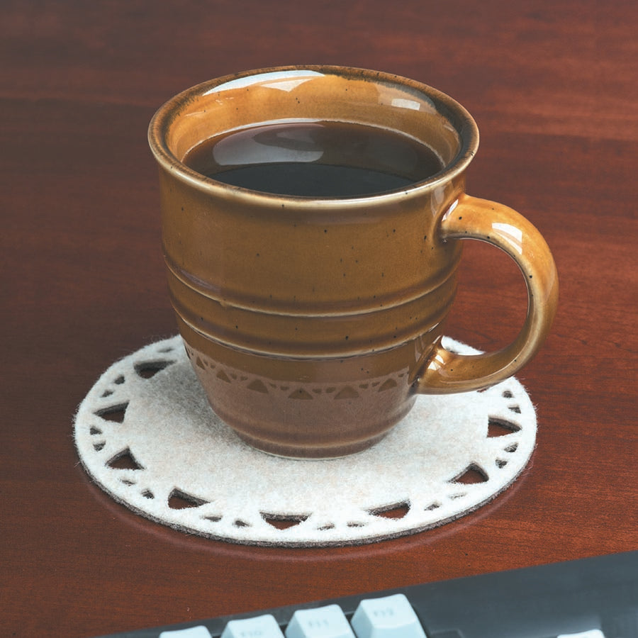 COASTER, REVERSIBLE, 6" DIA. 1/PK