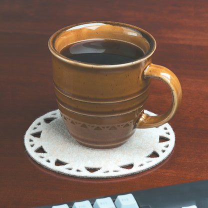 COASTER, REVERSIBLE, 6" DIA. 1/PK