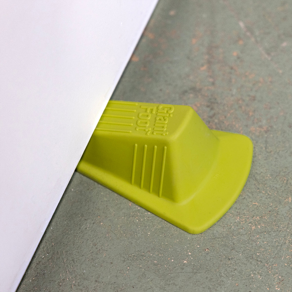 Giant Foot® Doorstop, Safety Green, 2/pk