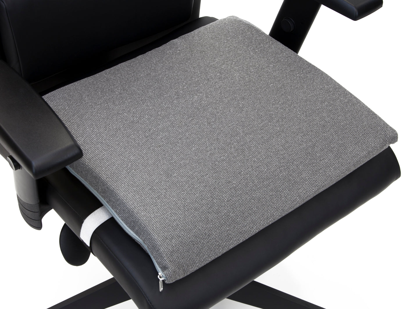 DELUXE MEMORY FOAM SEAT/BACK CUSHION, GREY, 1/PC