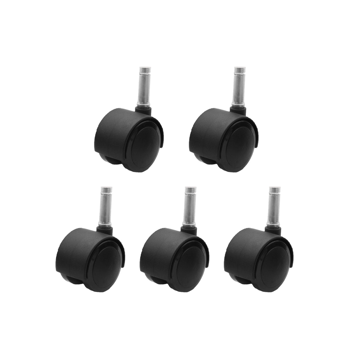 DUET, SOFT WHEEL, C-STEM, MATTE BLACK, 5/ST