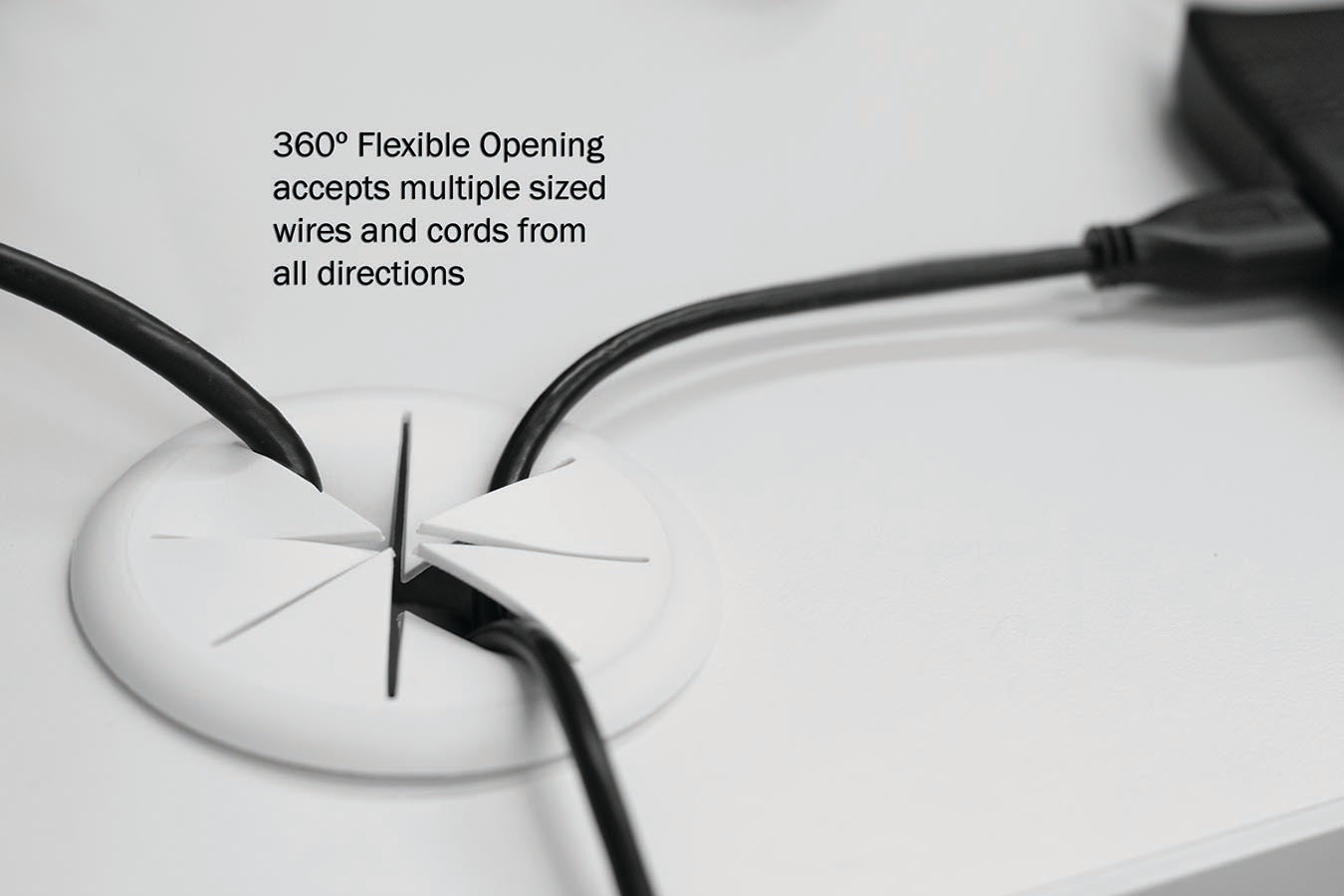 GROMMET, FLEXIBLE, 60MM, WHITE