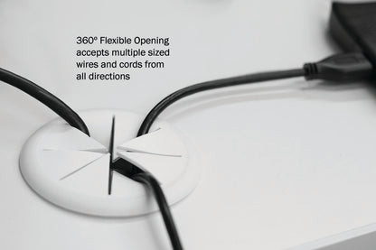 GROMMET, FLEXIBLE, 60MM, WHITE