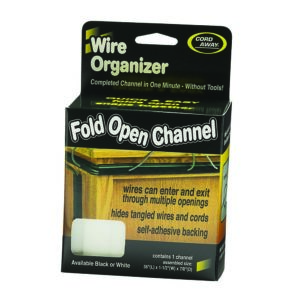 CordAway® Channel, Fold Open, White