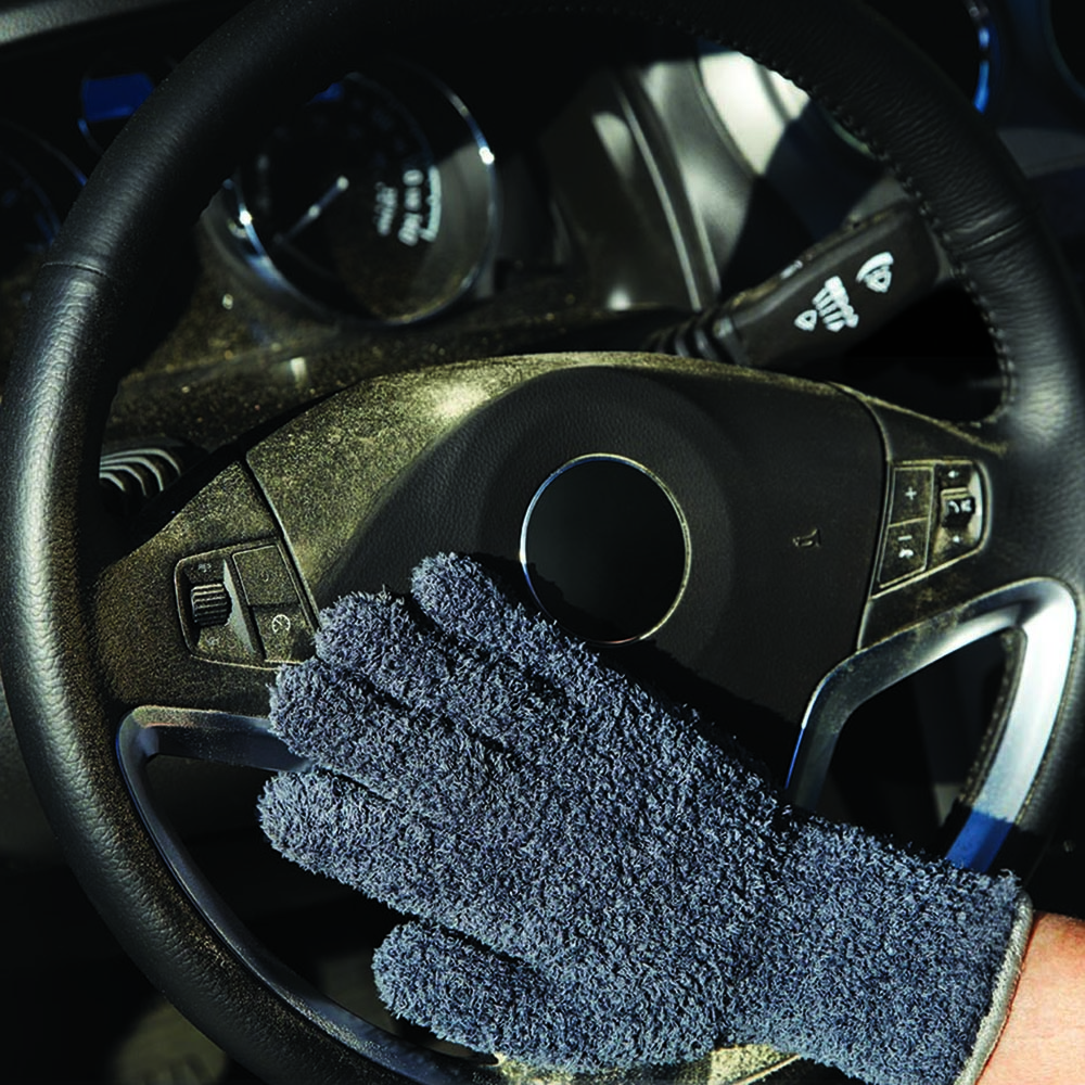 CleanGreen® Automotive Dusting Gloves, Charcoal, 18042