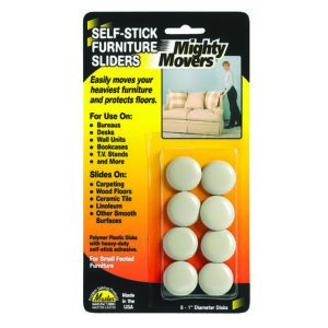 Mighty Movers® Furniture Sliders, Self-Stick