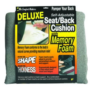 The ComfortMakers®, Seat/Back Cushion, Deluxe, Black 91071