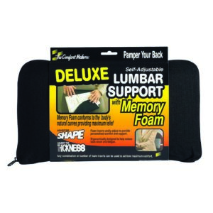 The ComfortMakers®, Lumbar Support, Deluxe, Black 92061